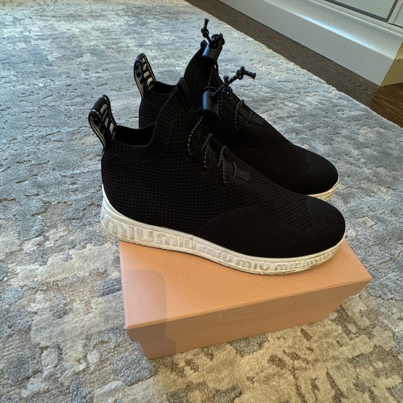 MIU MIU Mesh slip-on Sneakers - Picture 6 of 6